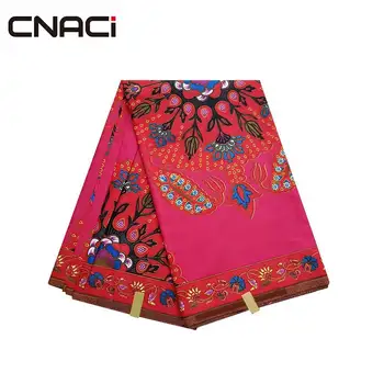 

CNACI Wholesale Ankara Fabrics 6 Yards Ankara African Real Wax Prints Tissus Africain Ankara Nigeria Veritable Real Wax Fabric