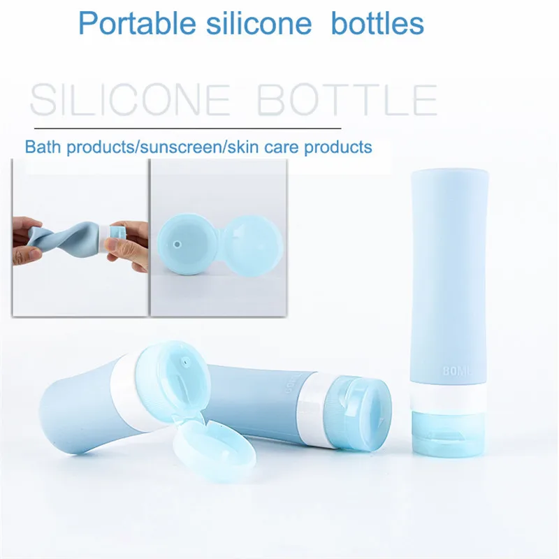 

Cosmetic Separate Bottle Travel Silicone Bottling Multicolor Cosmetic Cream Lotion Filling Bottle Shape Squeeze Container Bottle