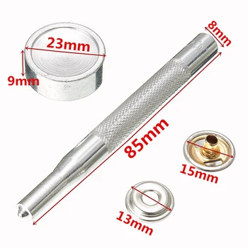 

Stainless Steel Snap Boat Cover Cloth Canvas Screw Press Stud Socket Kit 52Pcs