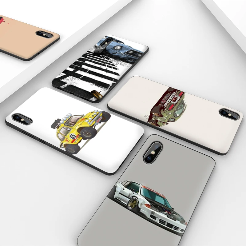 Чехол для телефона iPhone 11 Pro Max XR XS MAX X Простой автомобильный чехол Apple 8 7 6 5S s Plus