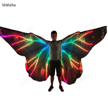 

LED Light Wings Wings Dance Belly Dance Light Butterfly Dance Performance Service Cloak Cape CD50 W02