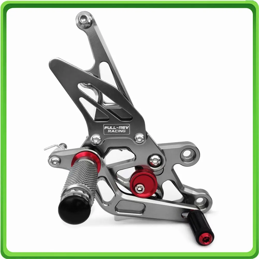 Rearsets rear set sets footrest foot rest pegs pedal for Yamaha FZ1 2006 2007 2008 2009 2010 2011 2012 2013 2014 2015 2016 (5)