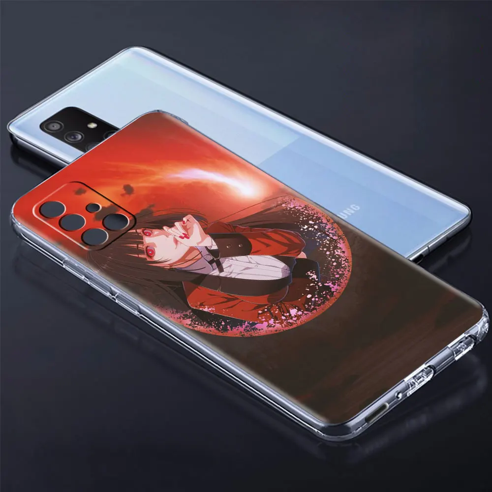 Soft Case for Samsung Galaxy A51 A71 M31 A42 5G A21s A41 M51 A31 M31s Cover Phone Back Shell Capa Kakegurui Jabami Girl Anime