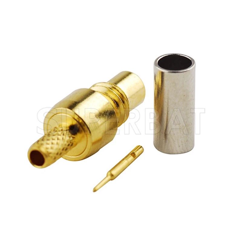 10 шт. обжимные гнезда SMC Superbat для коаксиального разъема LMR100 RF|female connector|female femalefemale