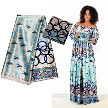 

Top quality kent ankara printing silk wax african fabrics ankara prints imitated silk wax fabricc african silk fabric 6yards