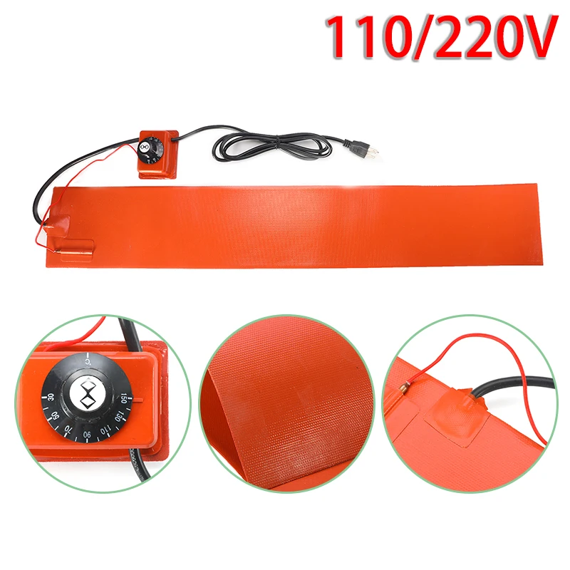 

1*Silicone Heating Pad+1*Plug+1*2m Power Cord 15x91.5cm 110/220V For Guitar Side Bending W/ Controller