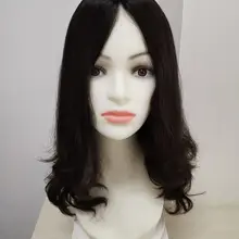 Tsingtaowigs, индивидуальные европейские натуральные волосы, unprocess волосы еврей парики Новые натуральные волнистые парики