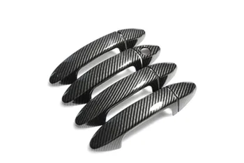 

High quality ABS Charcoal Door Handle Bowl Door handle Protective covering Cover Trim Car styling for Ford Fiesta 2009-2014