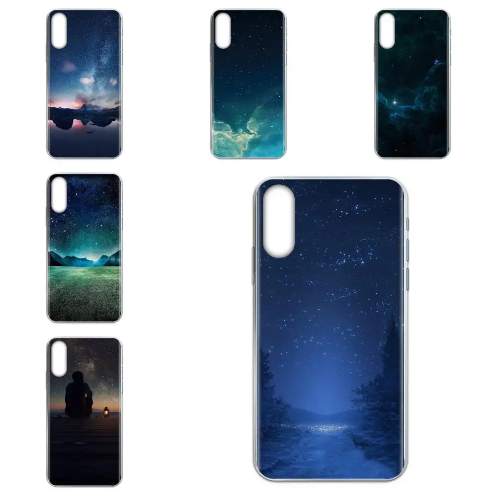 Coque Shell Phone Case For LG K50 Q6 Q7 Q8 Q60 X Power 2 3 Nexus 5 5X V10 V20 V30 V40 Q Stylus Starry Sky And Feel Good Words | Мобильные