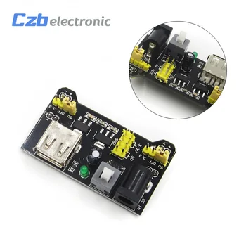 

MB-102 Module 2 Channel Board DC 3.3V 5V Micro USB Interface Breadboard Power Supply Module for arduino Diy Kit