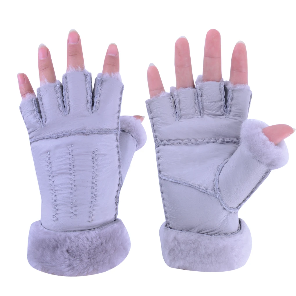 Женские перчатки из овчины