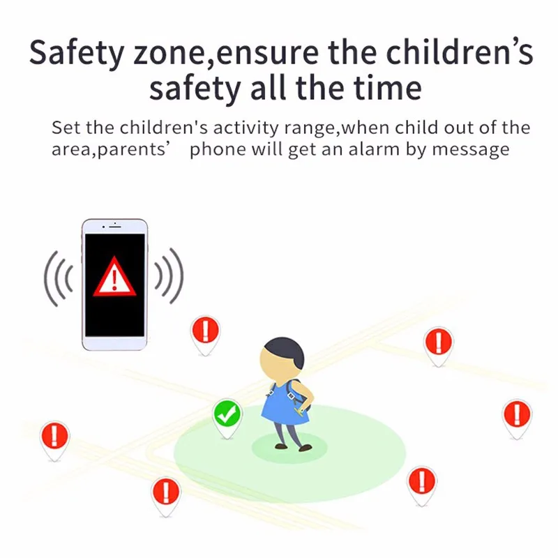 2021 kids smart watch Waterproof baby SOS Positioning 2G SIM Card Anti-lost Smartwatch children Tracker smart clock Call watch