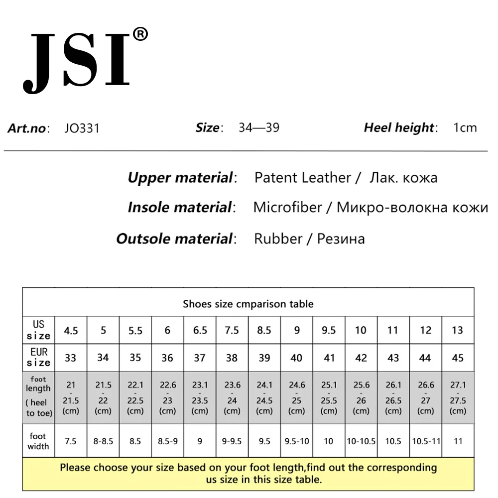 JSI/Женская обувь с острым носком; разноцветная модная женская обувь; демисезонная Базовая женская обувь из лакированной кожи на плоской подошве; jo331