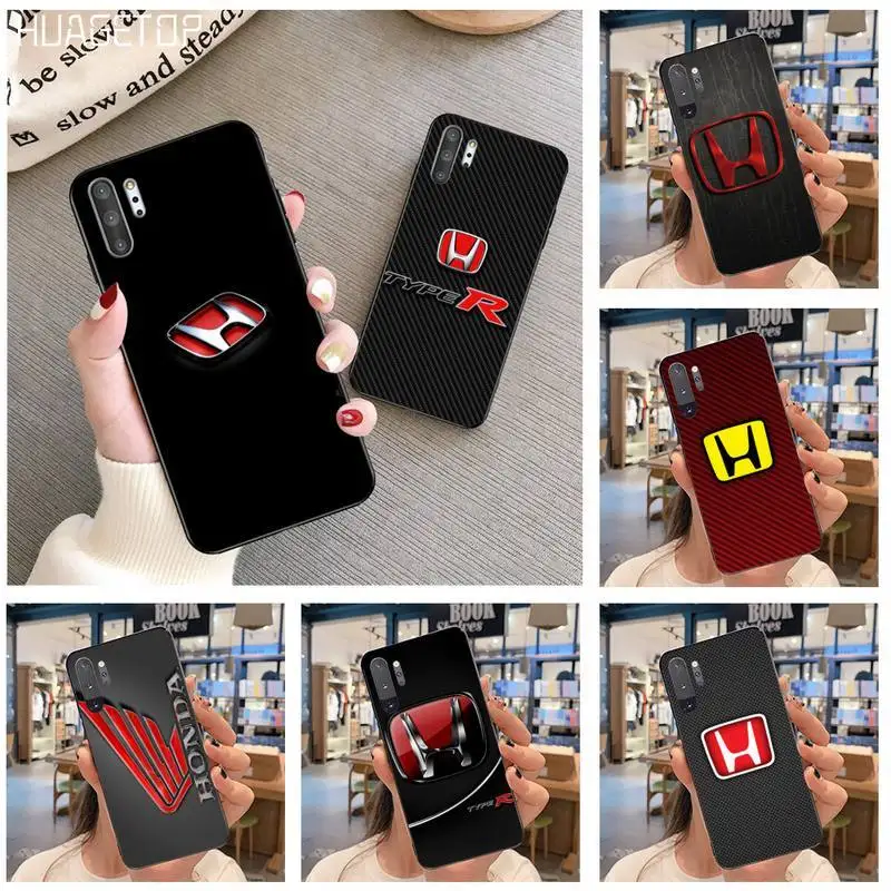 HUAGETOP японский бренд автомобильный чехол для телефона honda Samsung Note 7 8 9 10 Plus lite Galaxy J7 J8