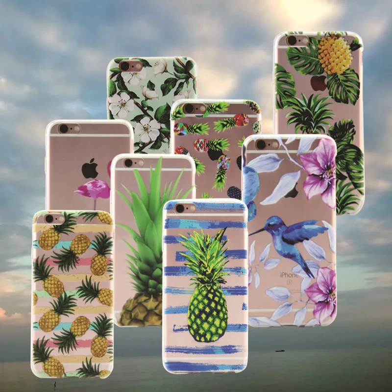Мягкий силиконовый чехол для телефона Apple IPhone 8 6 6s Plus 6Plus 5 5S из ТПУ с прозрачными