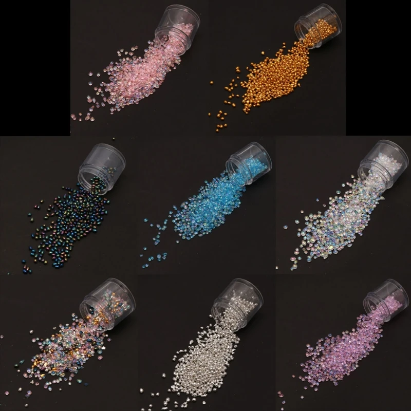 15g Acrylic Crystal Sea Glass Resin Fillers Aurora Crystals Stones DIY UV Resin Epoxy Resin Jewelry Making Mold Fillings