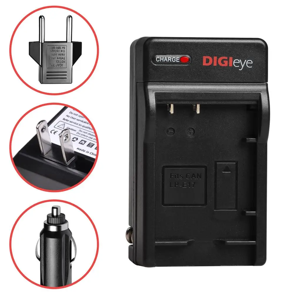 Kit de Bateria e Carregador para Canon Eos Rebel T7i T6i T6s Sl2 Eos m6 m5 m3 77d 750d 760d - Image 5