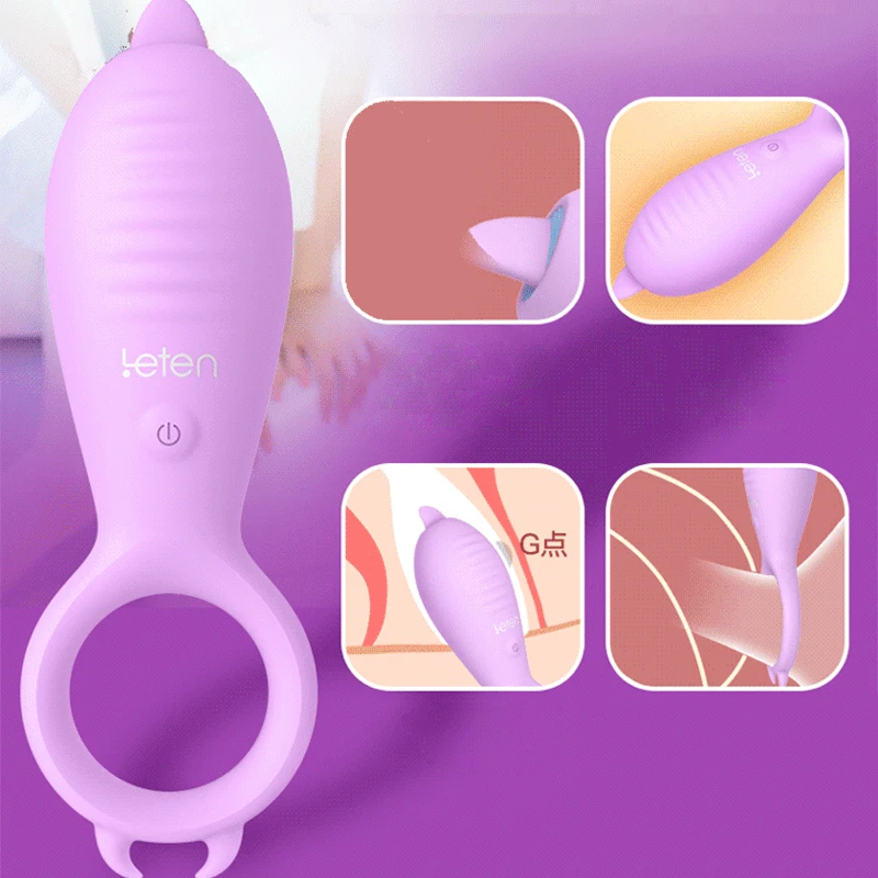 Кольца для пениса Bodypro с Leten 7 частотный вибрирующий клитор стимуляция задержки