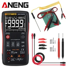 ANENG Multifunktionale Hohe Genauigkeit True RMS Digital-Multimeter 9999 Zählt Voltmeter Amperemeter Handheld Mini Universal Meter