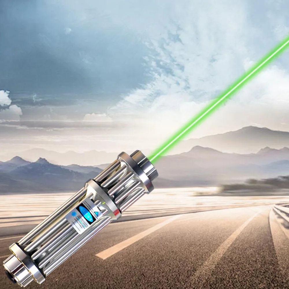 JSHFEI 532nm Зеленая лазерная указка 20 миль зеленая ручка Lazer масштабируемый луч