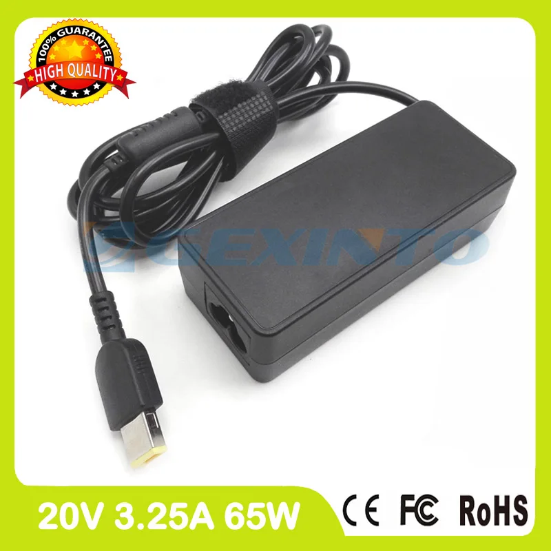 Для зарядного устройства lenovo 20V 3.25A ADLX65NCC3A 36200249 0A36258 0A36259 ADP-65XB A 45N0256 адаптер