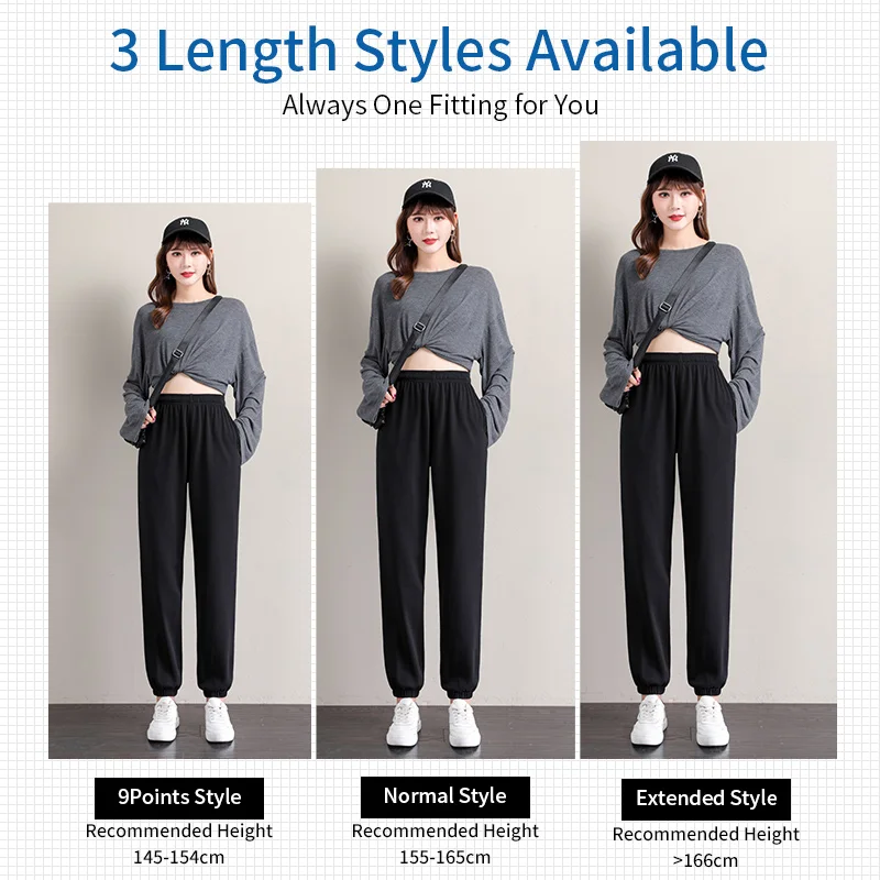 Women's Sports Pants Korean style Fashion High Waisted Joggers Plus Size Streetwear Harajuku Baggy Trousers for Female Vintage