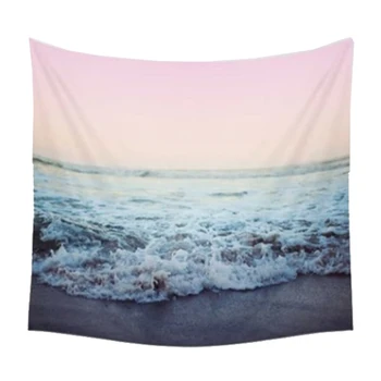 

130x150cm Home Mandala Ethnic Wall Decor Art Forest Nature Animals Printing Bohemian Wall Tapestry(seaside)