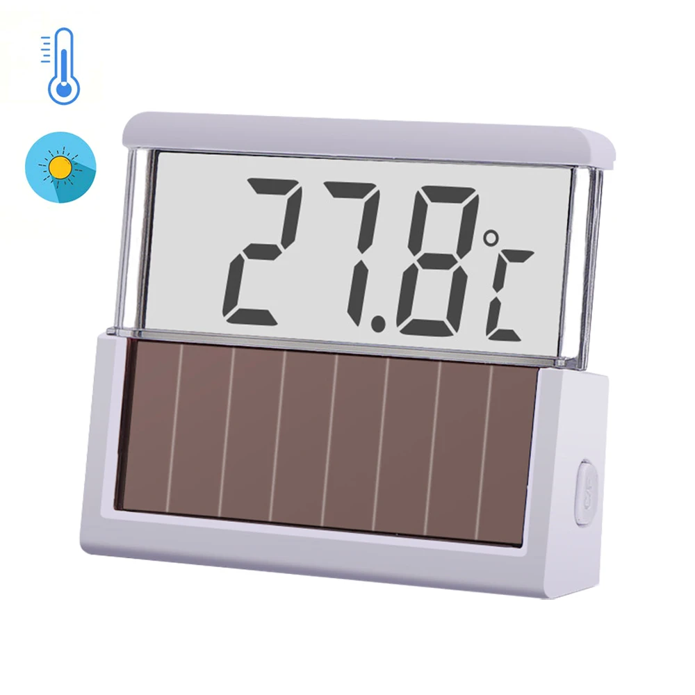 Электронный термометр для аквариумных питомцев с ЖК-дисплеем, переключаемый термометр по Цельсию по Фаренгейту, солнечный термометр для аквариума, водные продукты