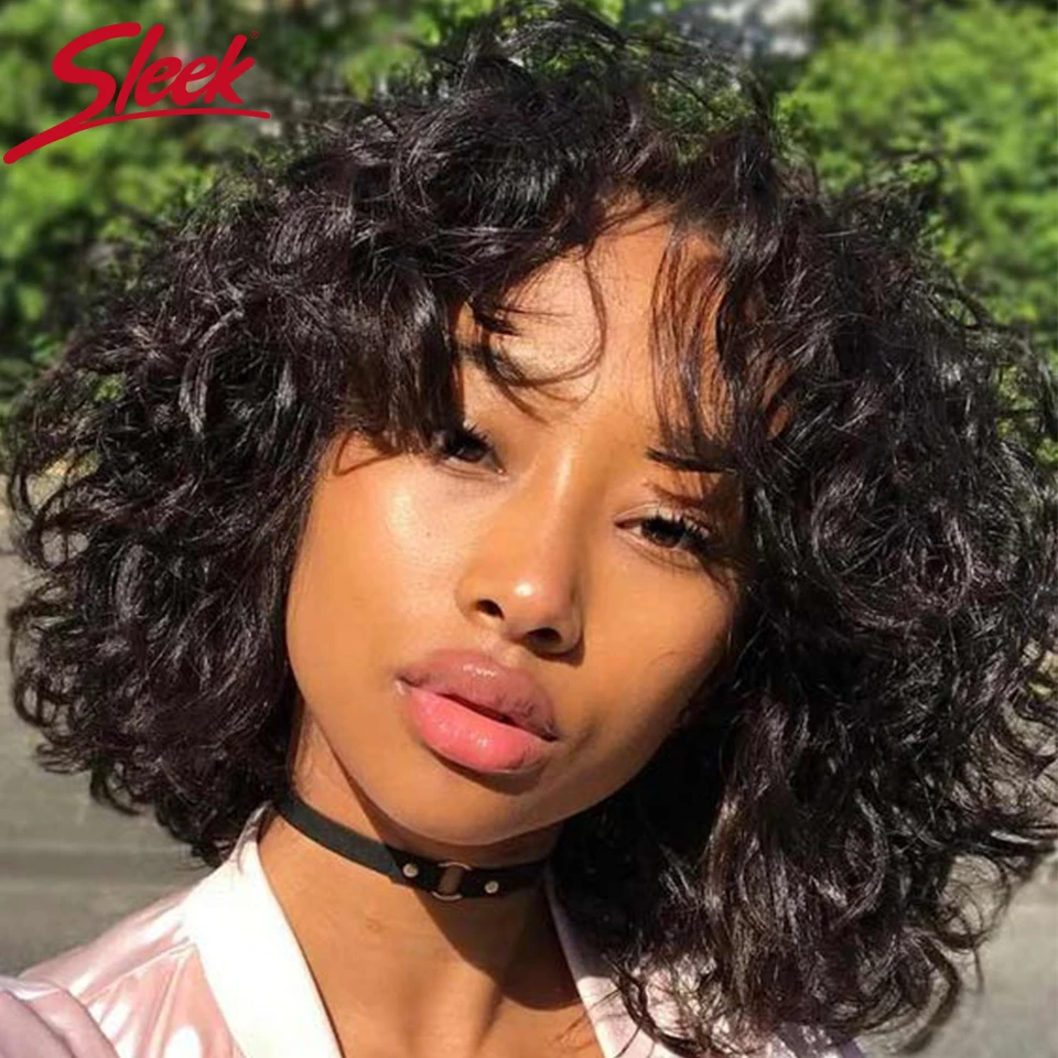 

Гладкие короткие парики из человеческих волос женские кудрявые парики боб с челкой шерстяные кудрявые бразильские волосы окрашенные с эффектом омбре короткий завиток парики