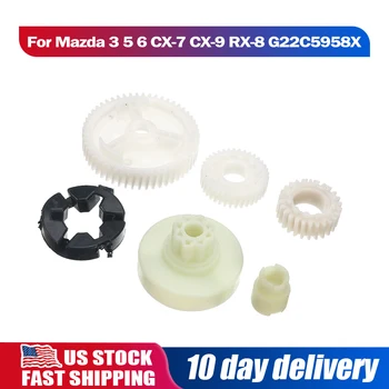 

6 Pcs Car Power Window Regulator Motor Gear Accessories For Mazda 3 5 6 CX-7 CX-9 RX-8