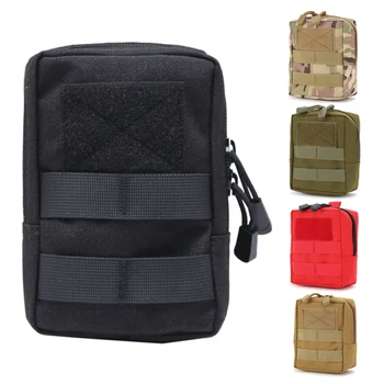 

Military Tactical Camo Belt Pouch Bag Pack Phone Bags Molle Pouch Belt Camp Pocket Waist Fanny Bag Phone Case Pocket M