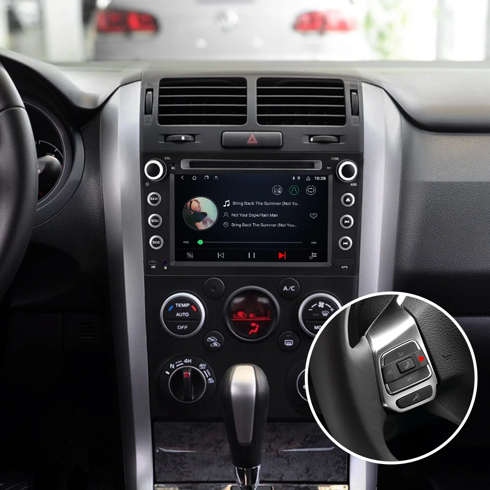 Isudar 2 Din Android 9 Auto Radio For SUZUKI/Grand Vitara Car DVD Multimedia GPS Octa Core RAM 2GB