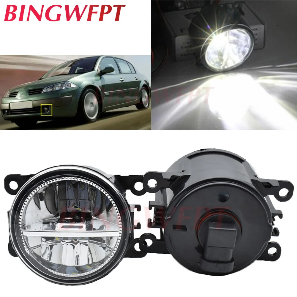 2 шт./лот для Renault Megane 2 салон LM0 LM1 2003~ светодиодный Противотуманные фары H11 12 В противотуманная фара в сборе галогенные лампы