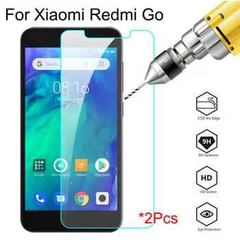 

2pcs Original Glass For Xiaomi Redmi Go Screen Protector Protective Glass on xiomi xaomi xaiomi ksiomi go Safety film 2.5d glas