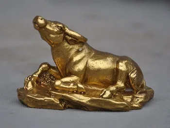 

christmas decorations Chinese brass Feng Shui Auspicious Ox Bull oxen Cattle cow Zodiac animal statue halloween