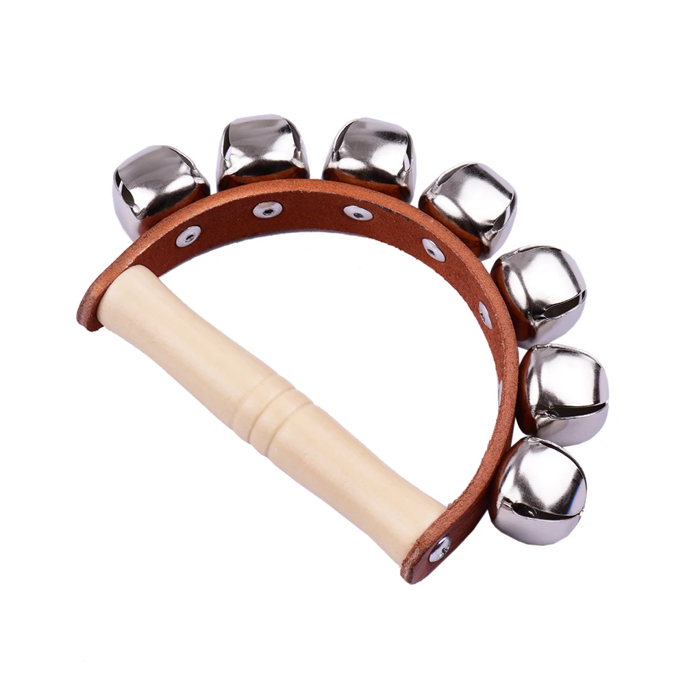 Hand Bell with Wood Handle 5pcs/7pcs Jingle Bells