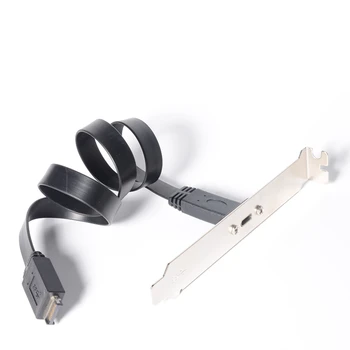 

USB 3.1 Front Panel Header Type E M to Type C F Motherboard Expansion Cable Transfer Wiring Including Baffles Dropshipping