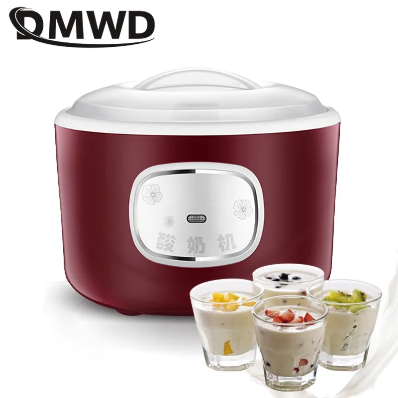 DMWD 1L Умная Автоматическая электрическая машина для приготовления йогурта вино