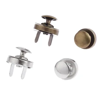 

10 Sets Magnet Buttons Magnetic Rivet Stud Purse Snap Clasps/ Closure For Handbags Metal Button Fastener For Clothing 14/18mm