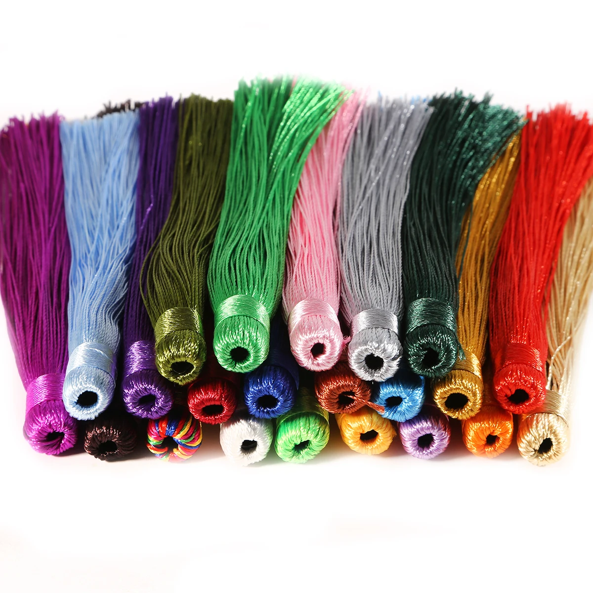 1pc Cotton Silk Tassel Fringe Brush Hanging Rope Diy Tassels