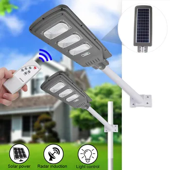 

120W LED Solar Street Light 120 LED Super Bright Motion Sensor Light Wall Lamp Outdoor with Remote Control Waterproof Security