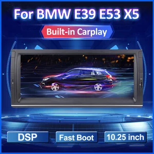 Image 1 - Eunavi Android 10 Car Radio GPS For BMW E53 E39 X5 Multimedia Player 10.25 inch Touch Screen DSP Carplay Navigation 1 Din NO DVD