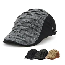 Мужская классическая фланелевая смесь остроконечная Кепка, Лоскутная шляпа газетчика IK88