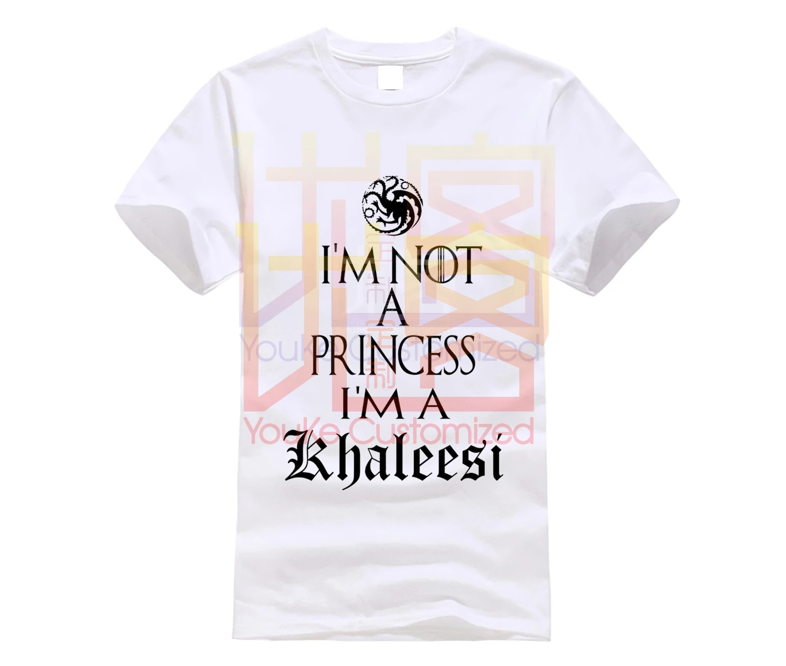 Я не принцесса I'm Khaleesi футболка Чистый цвет волосы как у дайнерис Таргариен из