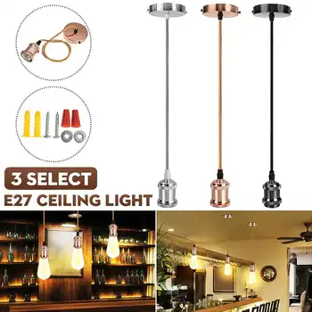

Industrial Retro Ceiling Lamp Socket Edison E27 Screw lamp Holder Bulb Base 220V For Bedroom Restaurant Bar Pendant Light Holder