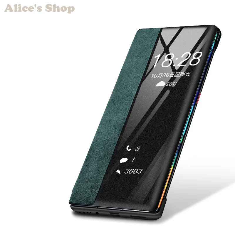 Роскошный чехол из натуральной кожи Alcantara для huawei mate 30/Pro, Модный чехол с откидной крышкой для huawei mate 30 Pro