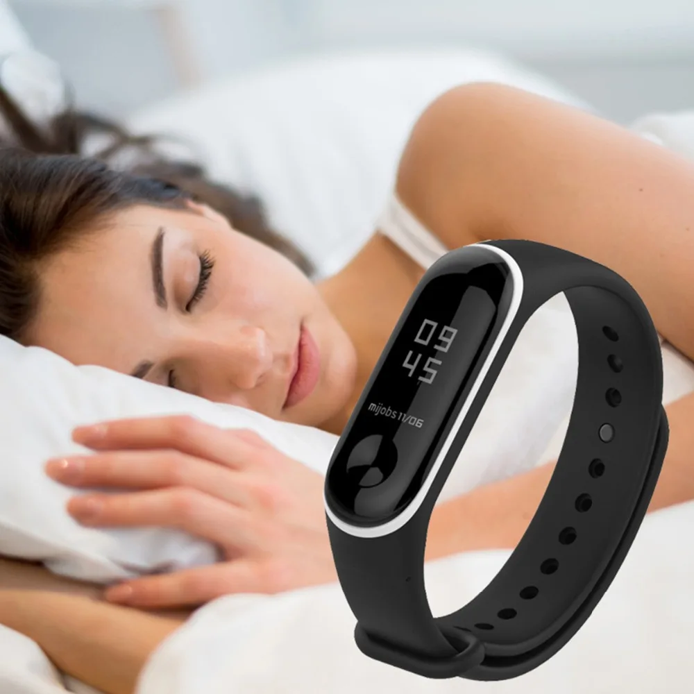 Ремешок силиконовый для Mi Band 3 цветной браслет смарт часов Xiaomi 3|Смарт-аксессуары|