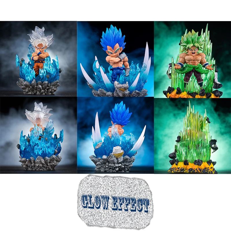 Figuras de acción de Dragon Ball, Super Saiyan, azul, Ultra instinto, Son  Goku, Broly, modelo de juguete, regalo para niños - AliExpress