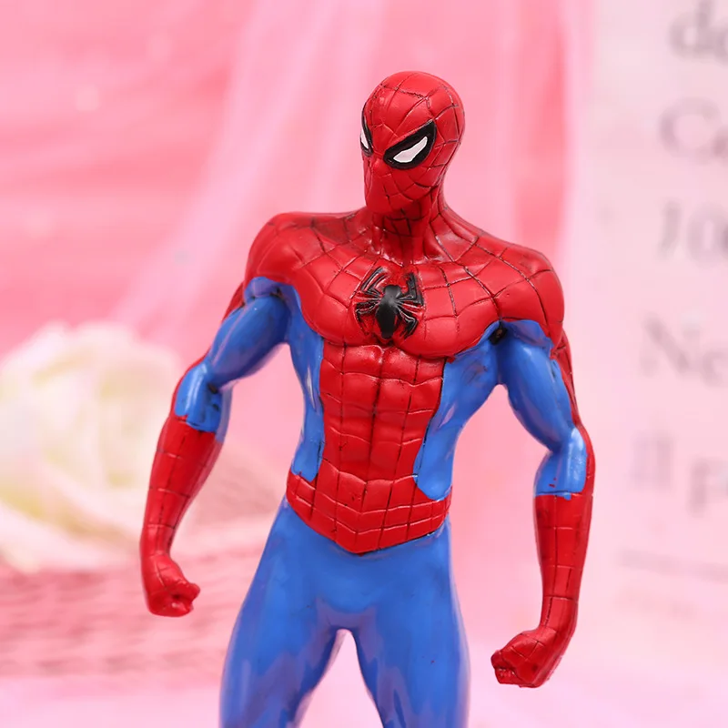 Горячие игрушки Marvel Мстители супер герой Человек паук Фигурки ПВХ человек паук фигурка Коллекционная модель игрушки 25 см