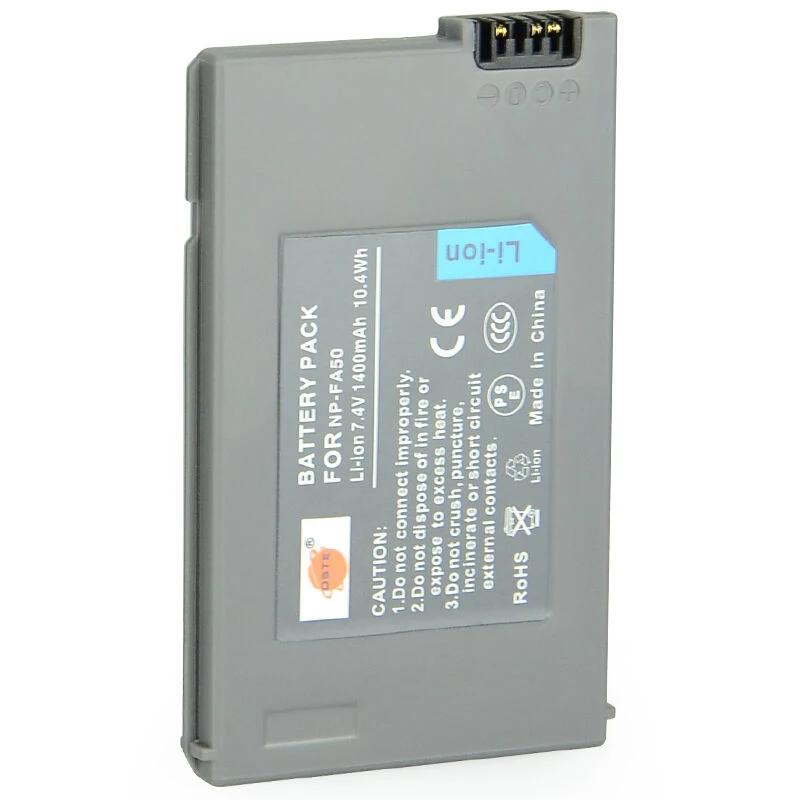 2 шт 1400mAh 7,4 V NP-FA50 DSTE Lion камера зарядное устройство для sony DVW-700 DCR-DVD7E PC55E HC90E PC1000E PC55/R PC55/B PC55/W